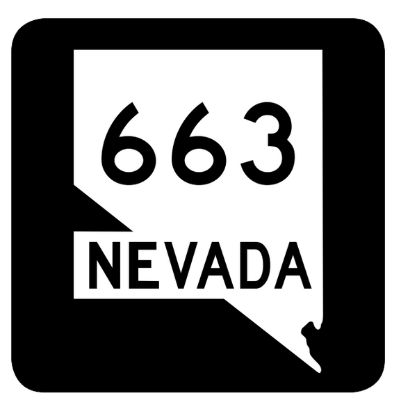 Nevada State Route 663 Sticker R3119 Highway Sign Road Sign Winter Park Products