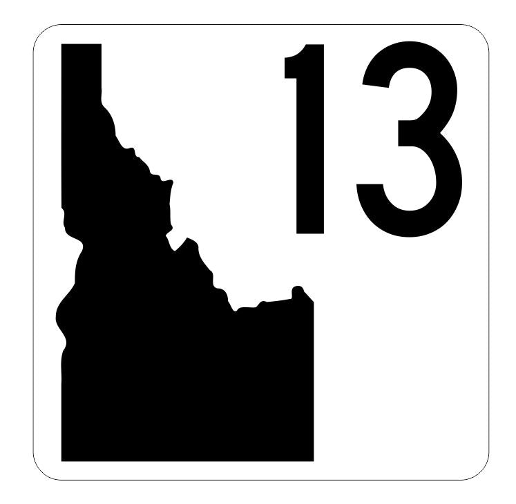 Idaho State Highway 13 Sticker Decal Highway Sign Road Sign R8265