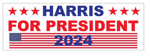 Kamala Harris For President 2024 Bumper Sticker B40