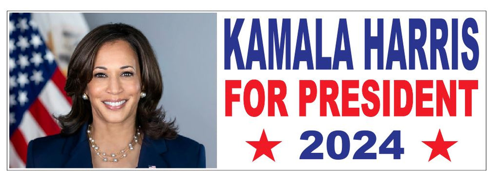 Kamala Harris For President 2024 Bumper Sticker B44