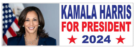 Kamala Harris For President 2024 Bumper Sticker B44