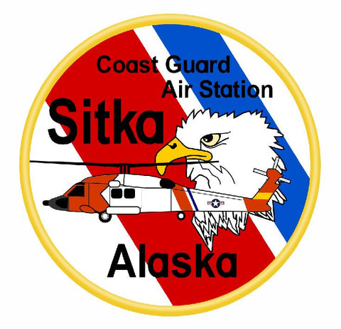 US Coast Guard Sitka Alaska Sticker M702 YOU CHOOSE SIZE