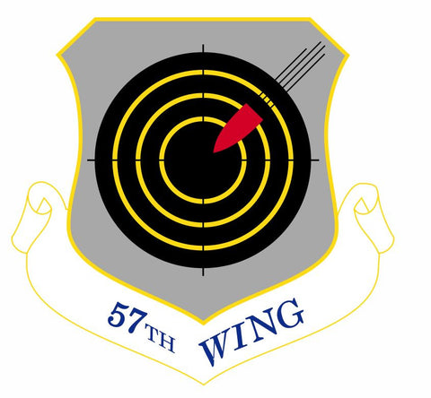 US Air Force 57th Wing Sticker M657