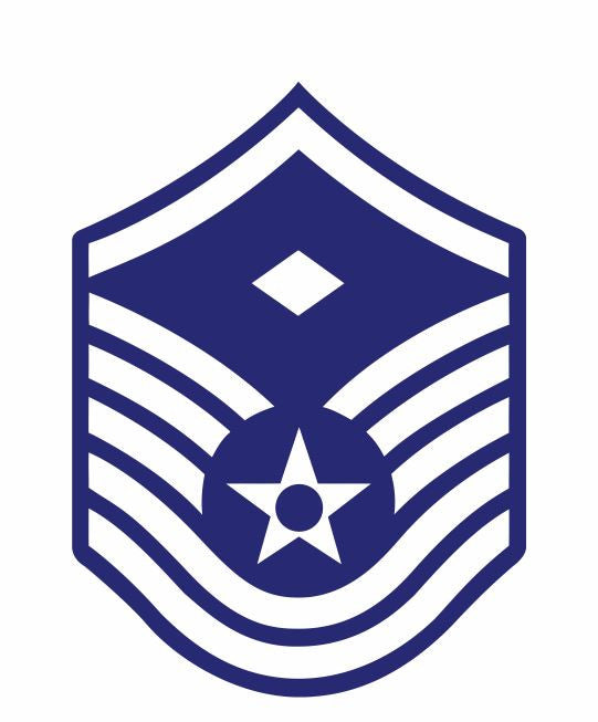 Master Sergeant Air Force Sticker M720 YOU CHOOSE SIZE