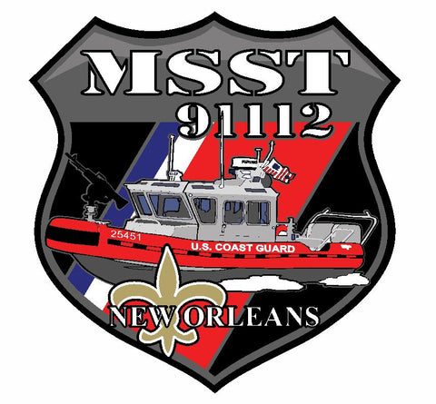 US Coast Guard MSST 91112 New Orleans Sticker M699 YOU CHOOSE SIZE