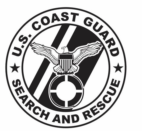 US Coast Guard Sticker M719 YOU CHOOSE SIZE