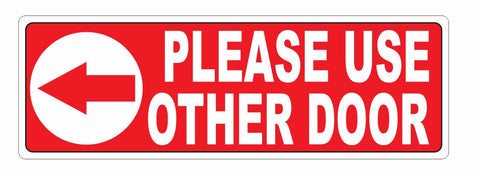 Please Use Other Door Sticker D3675