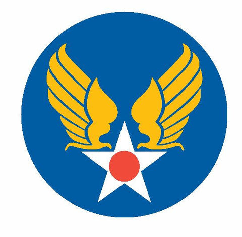 US Army Air Corps Hap Arnold Wings Sticker M679 YOU CHOOSE SIZE