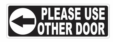 Please Use Other Door Sticker D3676