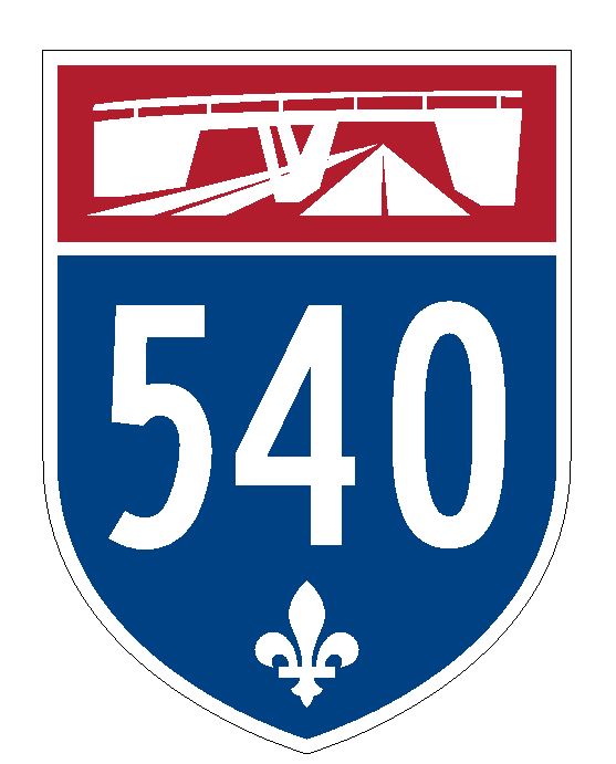 Quebec Autoroute 540 Sticker Decal R4834 Canada Highway Route Sign Canadian