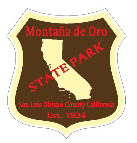 Montana de Oro State Park Sticker R4895 California