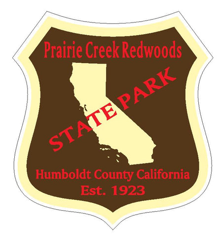 Prairie Creek Redwoods State Park Sticker R4899 California