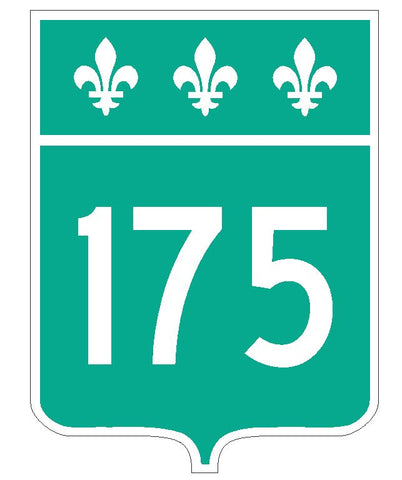 Quebec Route 175 Sticker Decal R4849 Canada Highway Route Sign Canadian