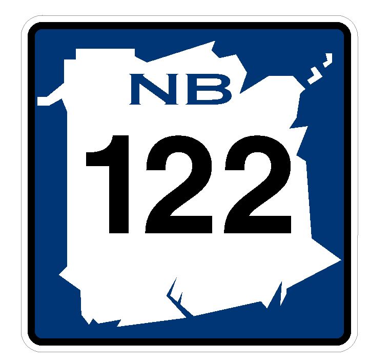 New Brunswick Route 122 Sticker Decal R4783 Canada Highway Route Sign Canadian