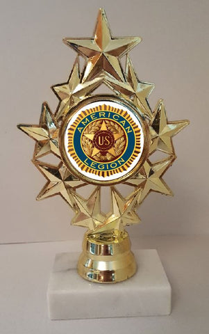 American Legion Trophy 7" Tall AS LOW AS $3.99 each FREE SHIPPING T04N7