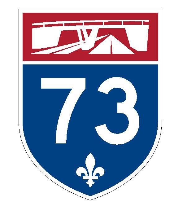 Quebec Autoroute 73 Sticker Decal R4828 Canada Highway Route Sign Canadian