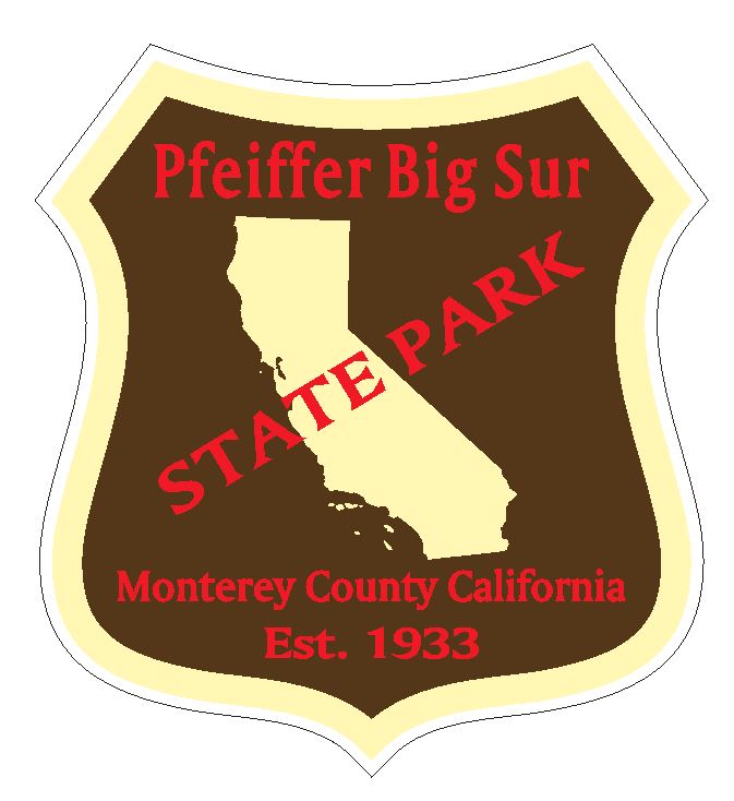 Pfeiffer Big Sur State Park Sticker R4898 California