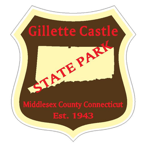 Gillette Castle State Park Sticker R4901 Connecticut