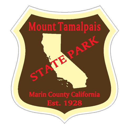 Mount Tamalpais State Park Sticker R4897 California