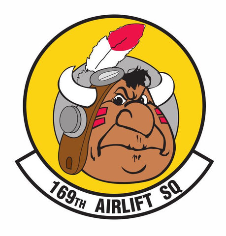 US Air Force 169th Airlift Squadron Sticker M647 YOU CHOOSE SIZE