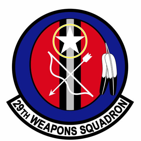 US Air Force 29th Weapons Squadron Sticker M632 YOU CHOOSE SIZE