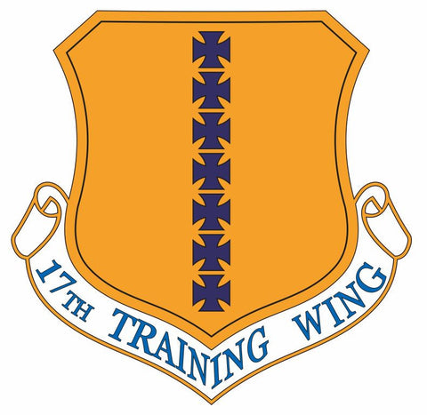 US Air Force 17th Training Wing Sticker M630 YOU CHOOSE SIZE