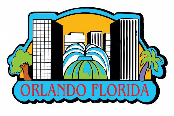 Orlando Florida Sticker R2694