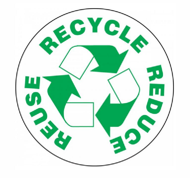 Reuse Recycle Reduce Sticker Decal R1093 - Winter Park Products