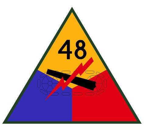 48th Armored Division Sticker Military Decal M374 - Winter Park Products