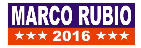 Marco Rubio FOR PRESIDENT BUMPER STICKER or helmet Sticker  D830 - Winter Park Products