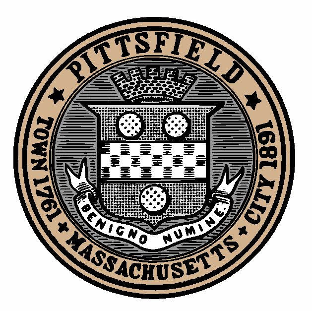 Seal of Pittsfield Massachusetts Sticker / Decal R635 - Winter Park Products