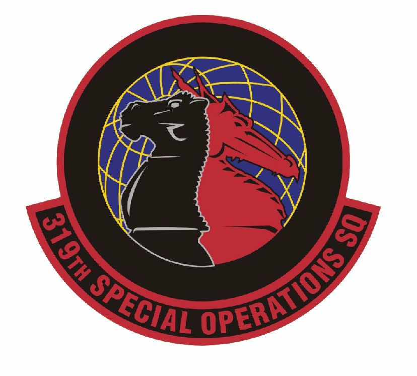 319th Special Operations Squadron Sticker Military Decal M416 - Winter Park Products