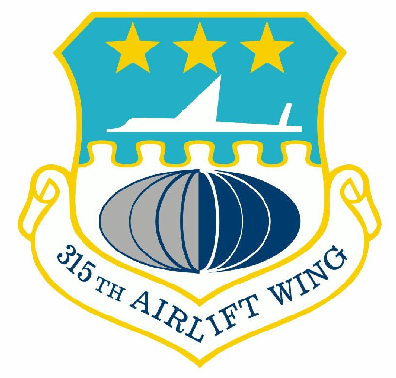 315th Airlift Wing Sticker Military Decal M424 - Winter Park Products