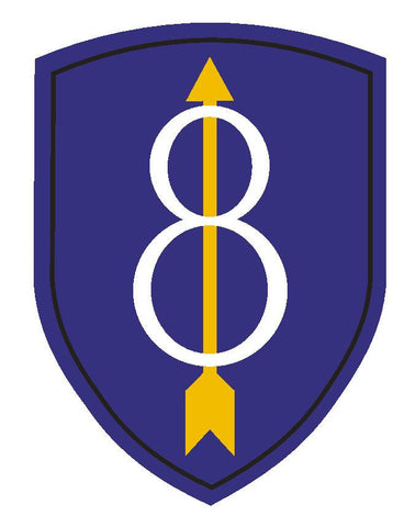 8th Infantry Division Sticker Pathfinder Division Airborne Infantry Decal M15 - Winter Park Products