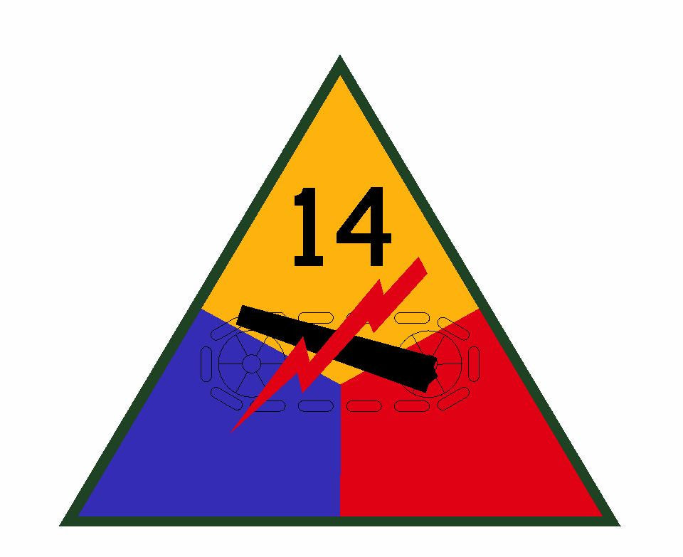 14th Armored Division Sticker Military Decal M363 - Winter Park Products