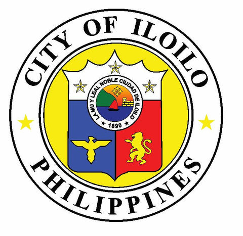 Seal of Iloilo Philippines Sticker / Decal R642 - Winter Park Products