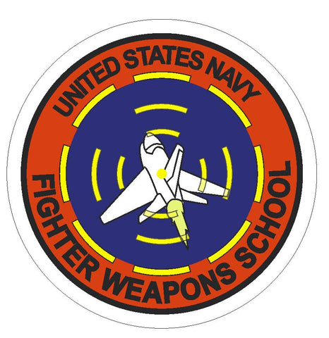 United States Navy Fighter Weapons School Sticker R294 - Winter Park Products