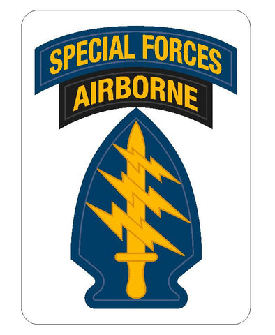 Special Forces Airborne Sticker R416 - Winter Park Products