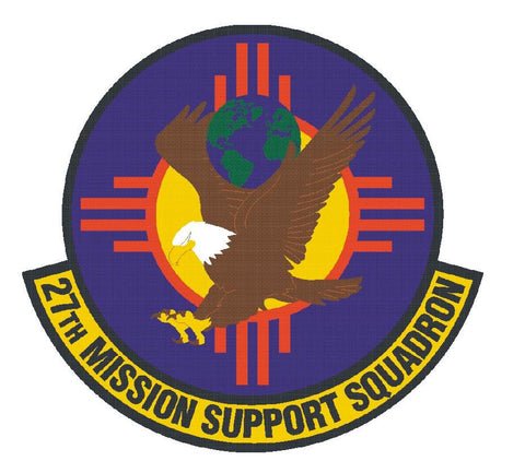 27th Mission Support Squadron Sticker R456 - Winter Park Products