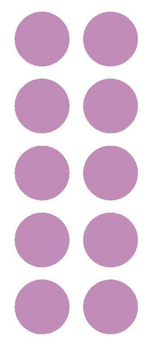 2" Lilac Round Color Coded Inventory Label Dots Stickers - Winter Park Products