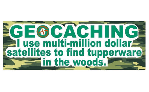 Geocaching Logo Swag Bumper Sticker or Helmet Sticker Treasure Hunt #D212 - Winter Park Products