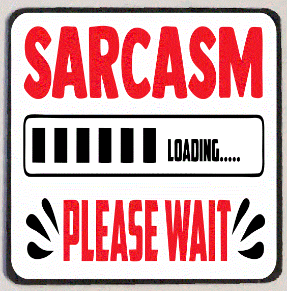 M222 Sarcasm Meter Refrigerator Magnet