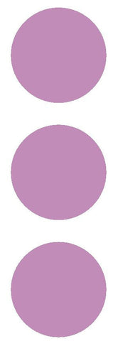 3" Lilac Round Color Code Inventory Label Dots Stickers - Winter Park Products