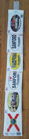 Sanford Florida Oval Bumper Sticker Strip Wholesale Fundraiser