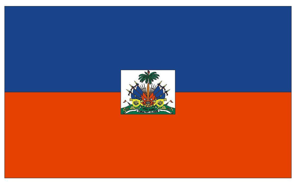 HAITI Vinyl International Flag DECAL Sticker MADE IN THE USA F207 - Winter Park Products