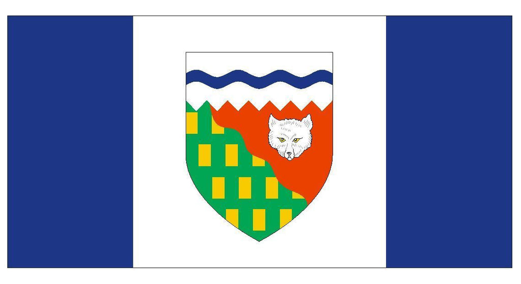 NORTHWEST TERRITORIES Vinyl International Flag DECAL Sticker MADE IN USA F363 - Winter Park Products