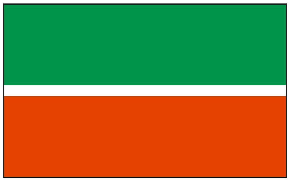 TATARSTAN Vinyl International Flag DECAL Sticker MADE IN THE USA F496 - Winter Park Products