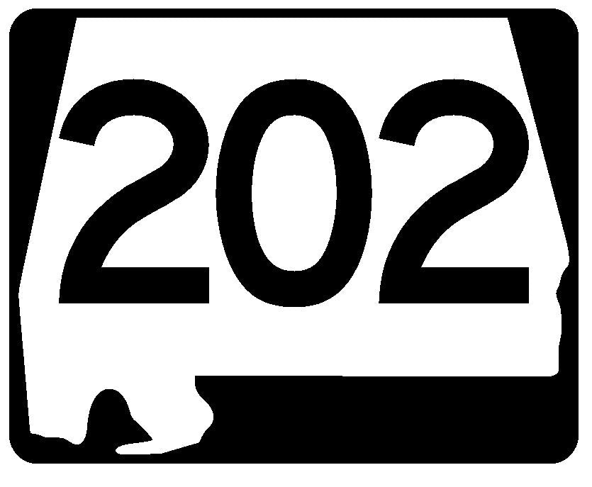 Alabama State Route 202 Sticker R4600 Highway Sign Road Sign Decal