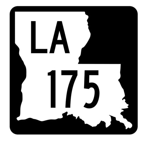 Louisiana State Highway 175 Sticker Decal R5886 Highway Route Sign