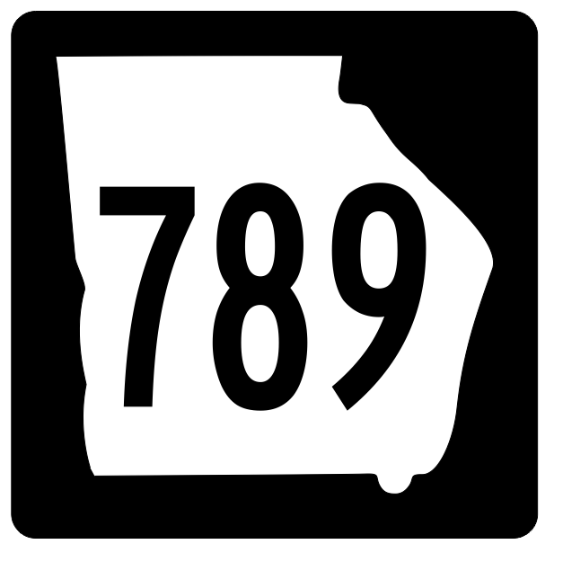 Georgia State Route 789 Sticker R4083 Highway Sign Road Sign Decal